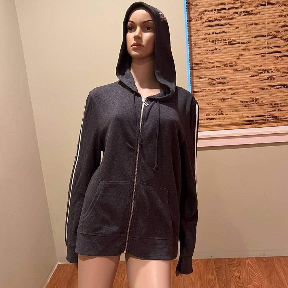 Victoria's Secret 2015 Fashion Show Sequin Hoodie With NYC In Sequins On Hood L